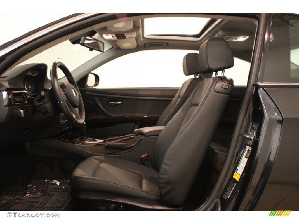2010 3 Series 328i xDrive Coupe - Black Sapphire Metallic / Black photo #6
