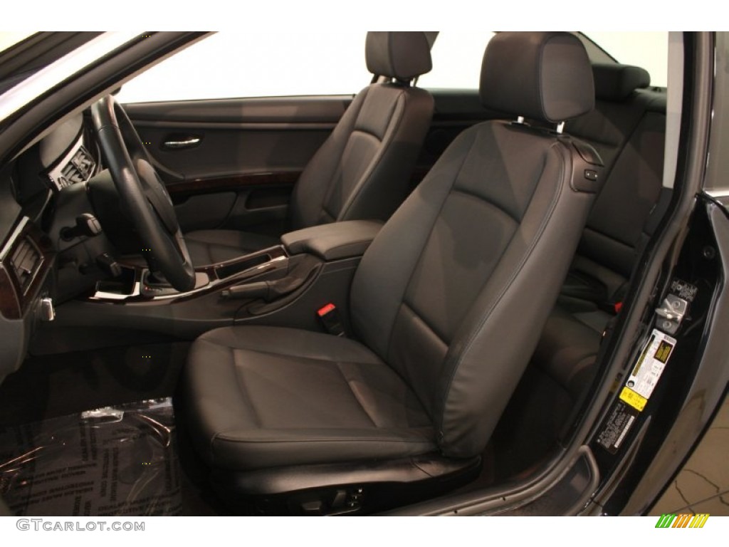2010 3 Series 328i xDrive Coupe - Black Sapphire Metallic / Black photo #7