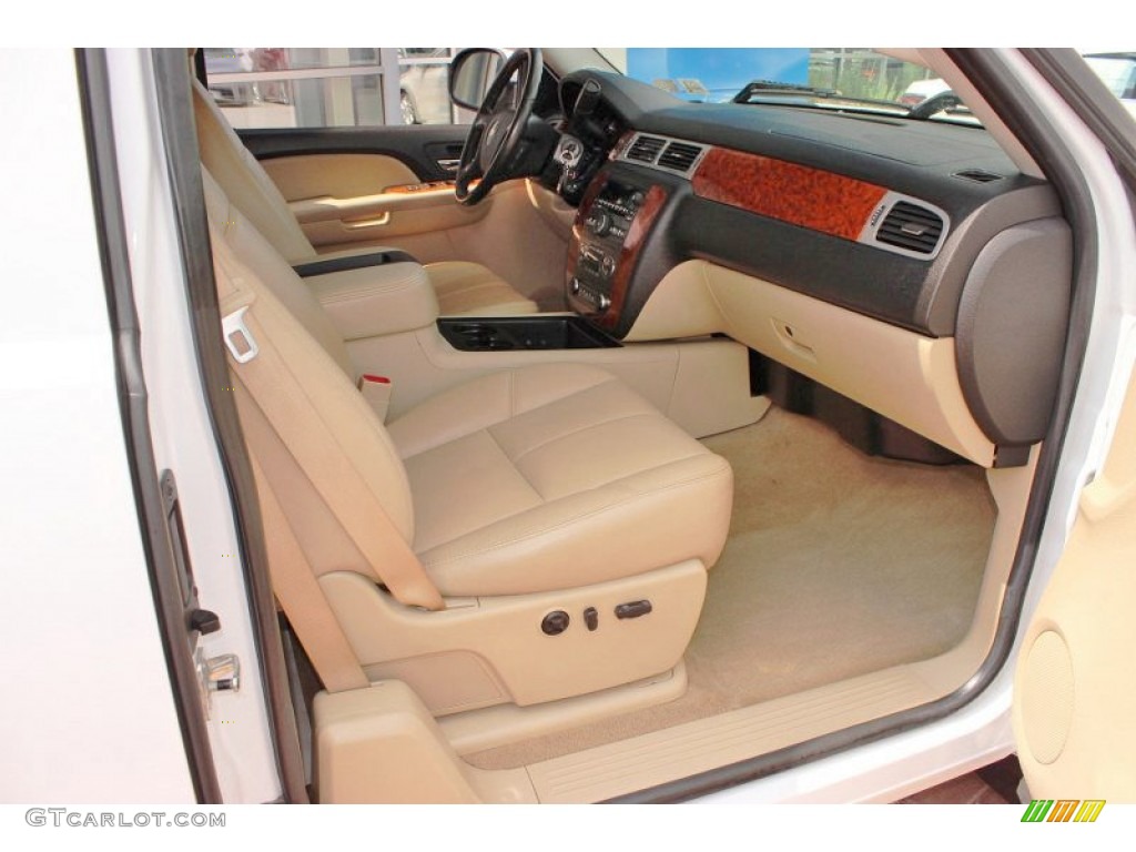 Light Cashmere/Ebony Accents Interior 2008 Chevrolet Silverado 1500 LTZ Extended Cab 4x4 Photo #82407669