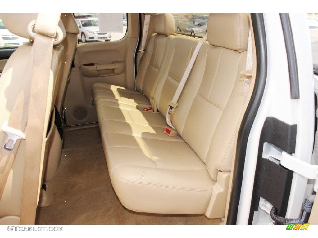 2008 Chevrolet Silverado 1500 LTZ Extended Cab 4x4 Rear Seat Photo #82407975