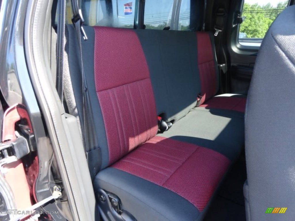 2003 F150 Heritage Edition Supercab 4x4 - Toreador Red Metallic / Black/Red photo #13