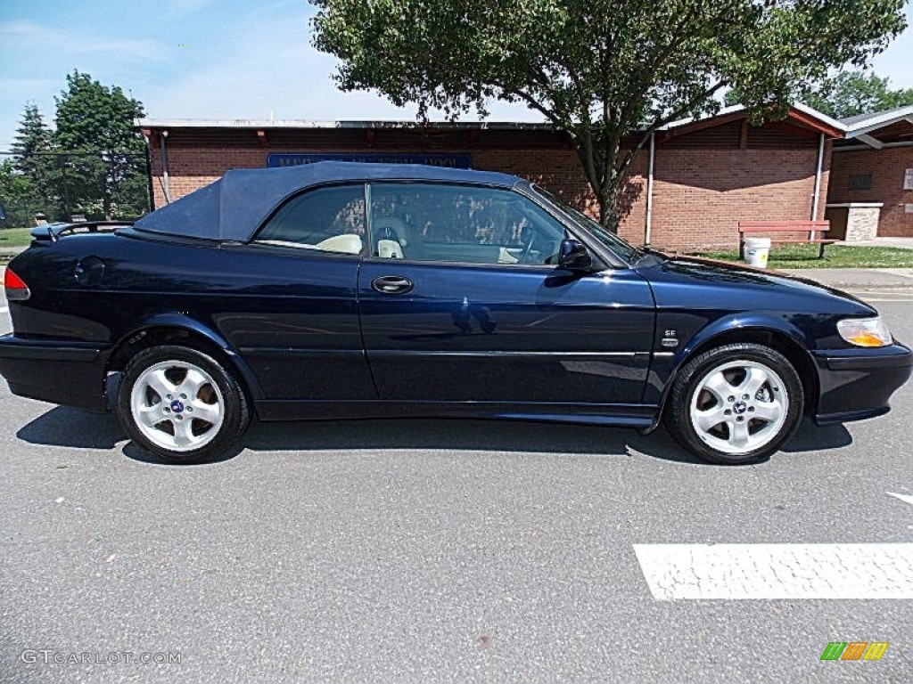 Midnight Blue 2001 Saab 9-3 SE Convertible Exterior Photo #82408665