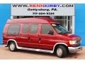 2000 Toreador Red Metallic Ford E Series Van E150 Passenger Conversion #82389922