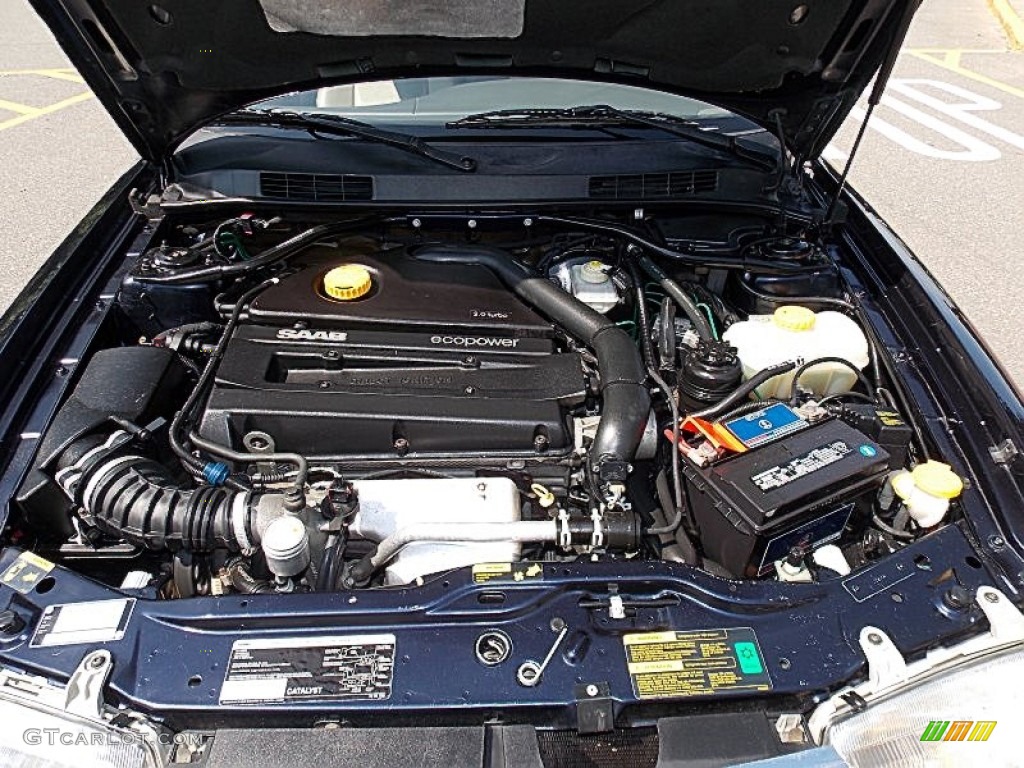 2001 Saab 9-3 SE Convertible 2.0 Liter Turbocharged DOHC 16-Valve 4 Cylinder Engine Photo #82408939