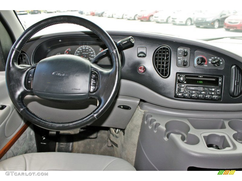 2000 Ford E Series Van E150 Passenger Conversion Medium Graphite Dashboard Photo #82409010
