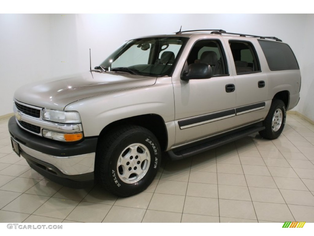 Silver Birch Metallic 2005 Chevrolet Suburban 1500 LT Exterior Photo #82409688