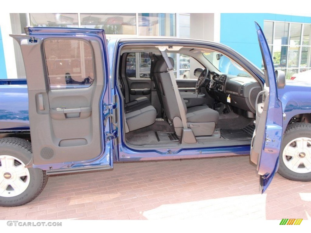 2013 Silverado 1500 LT Extended Cab 4x4 - Blue Topaz Metallic / Ebony photo #20