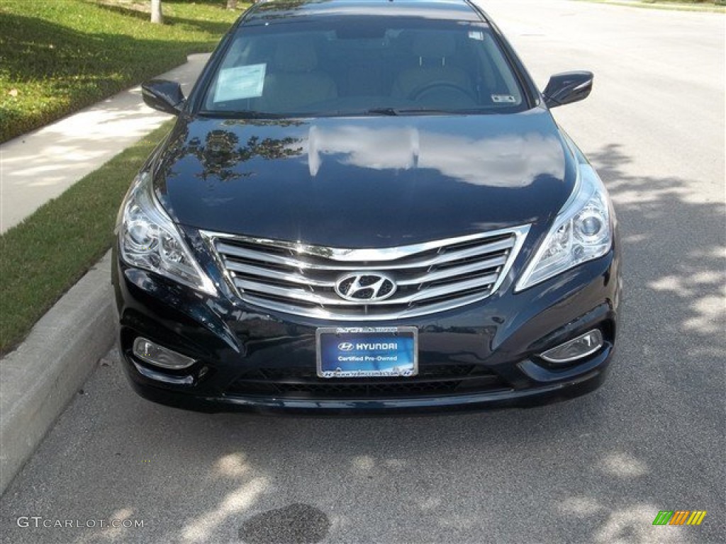 2013 Azera  - Midnight Blue Pearl / Camel photo #3