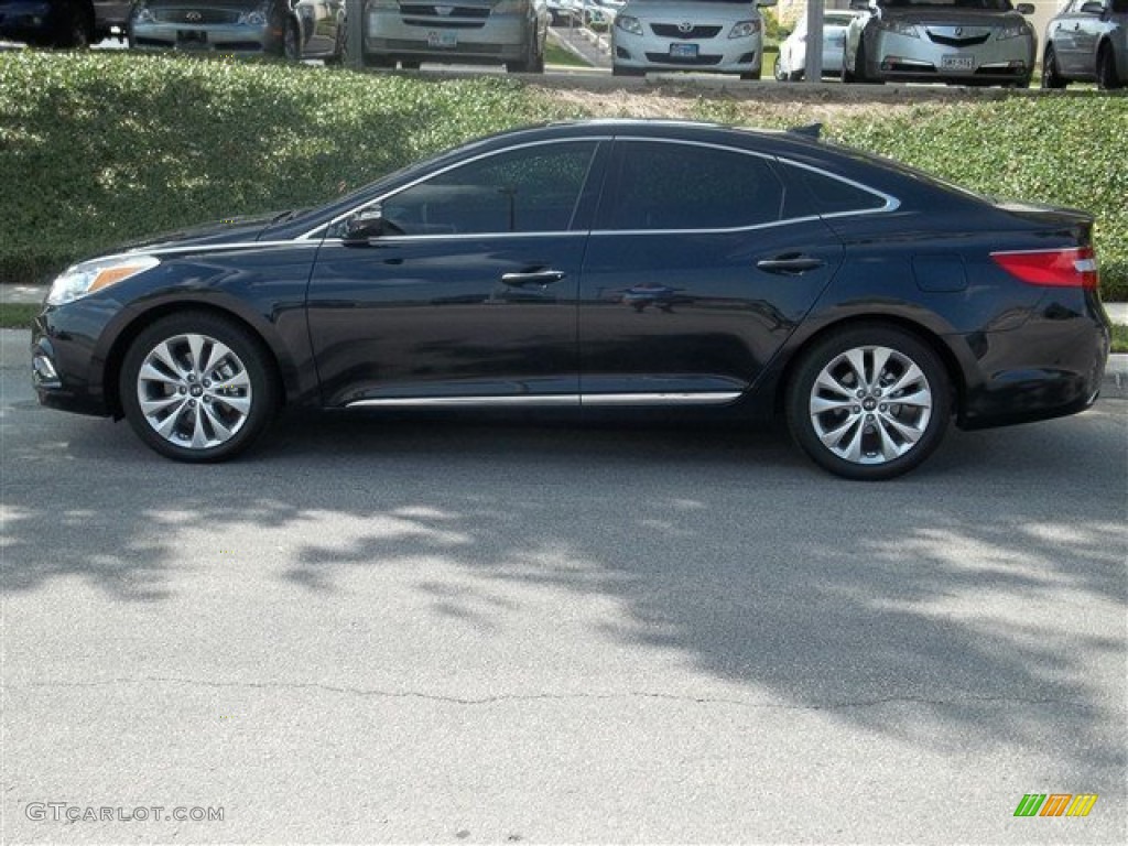 2013 Azera  - Midnight Blue Pearl / Camel photo #4