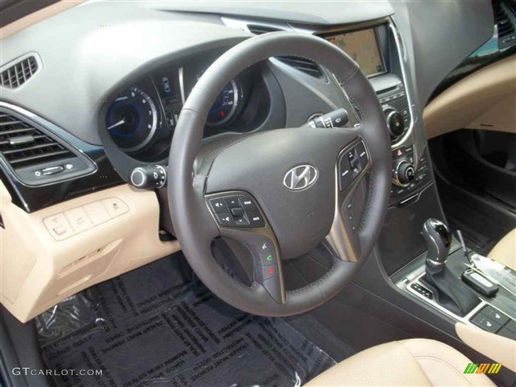 2013 Azera  - Midnight Blue Pearl / Camel photo #24