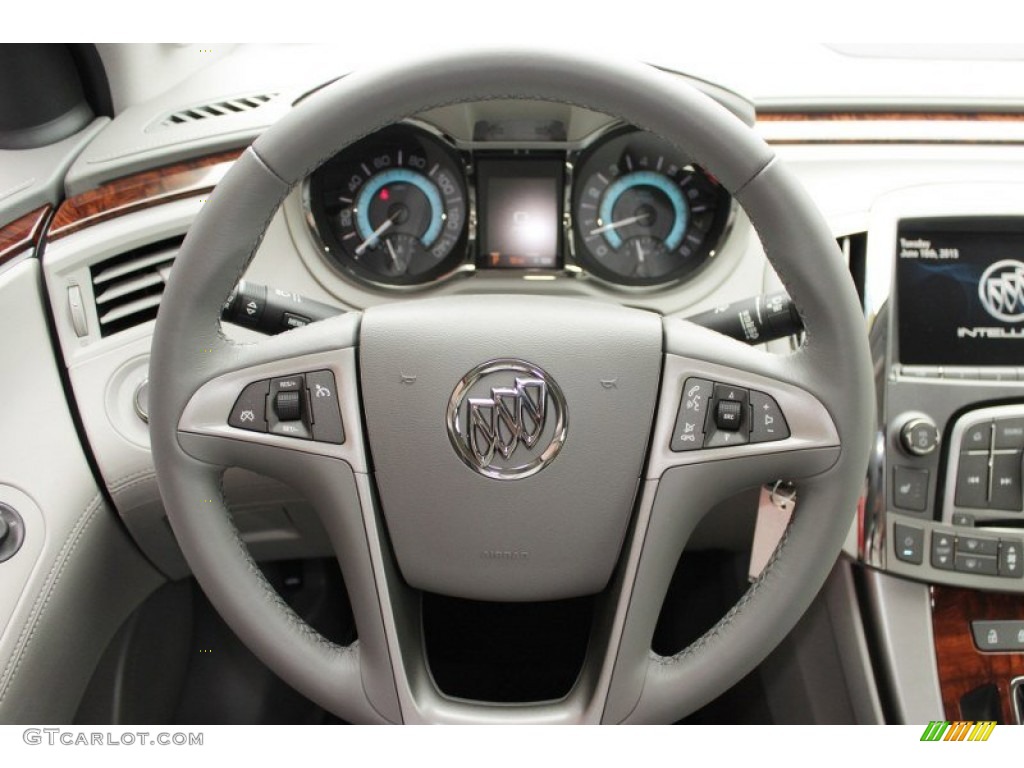 2013 Buick LaCrosse FWD Titanium Steering Wheel Photo #82411240