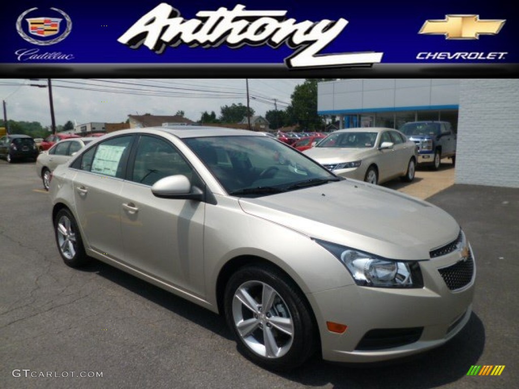 2014 Cruze LT - Champagne Silver Metallic / Jet Black photo #1