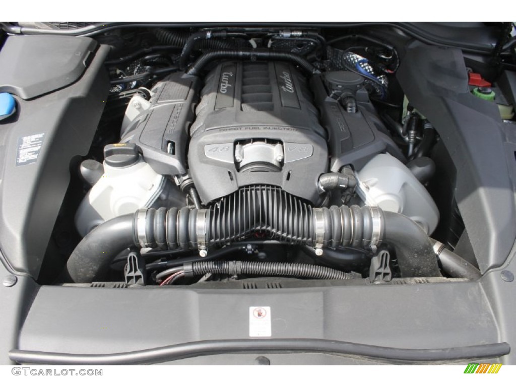 2013 Porsche Cayenne Turbo 4.8 Liter Twin-Turbocharged DFI DOHC 32-Valve VarioCam Plus V8 Engine Photo #82412075
