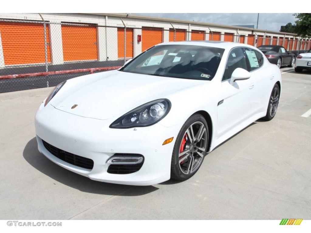 Carrara White 2013 Porsche Panamera Turbo Exterior Photo #82412265