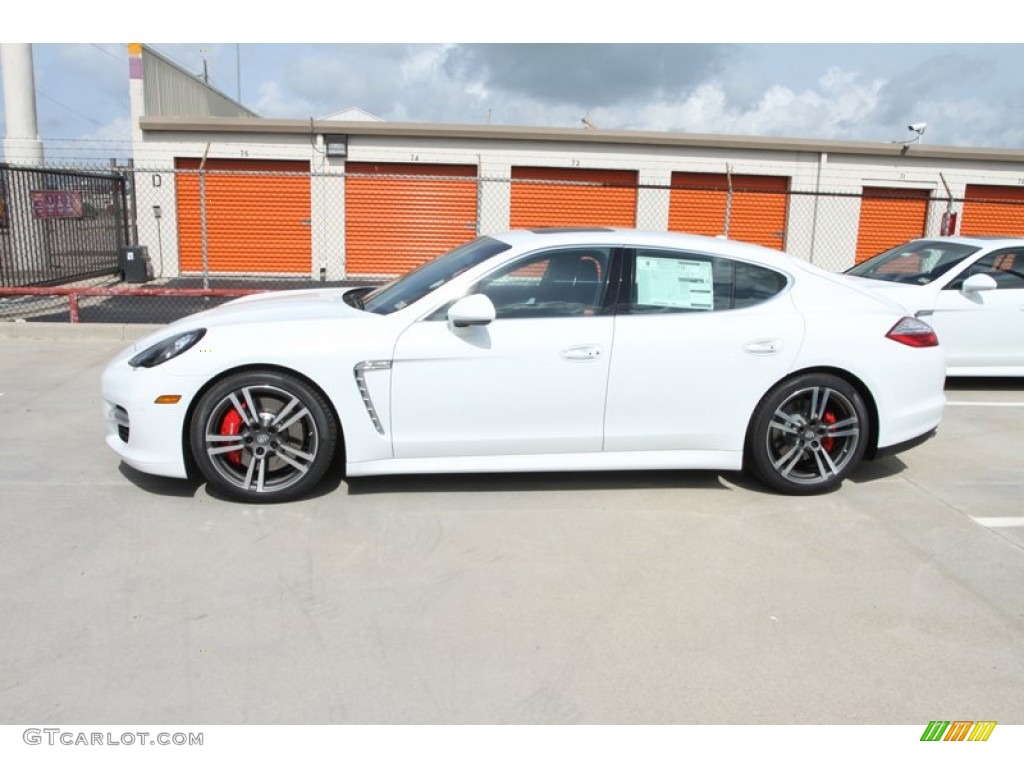 Carrara White 2013 Porsche Panamera Turbo Exterior Photo #82412289