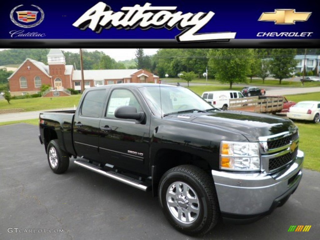 2014 Silverado 2500HD LT Crew Cab 4x4 - Black / Ebony photo #1