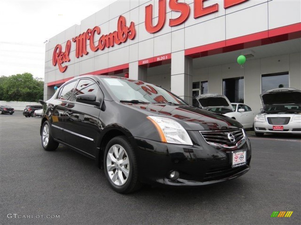 2011 Sentra 2.0 SL - Super Black / Charcoal photo #1