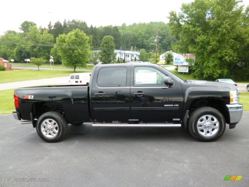 Black 2014 Chevrolet Silverado 2500HD LT Crew Cab 4x4 Exterior Photo #82412559