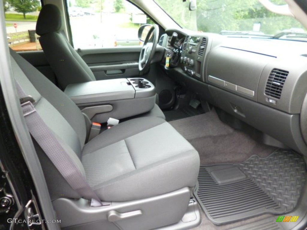 Ebony Interior 2014 Chevrolet Silverado 2500HD LT Crew Cab 4x4 Photo #82412598