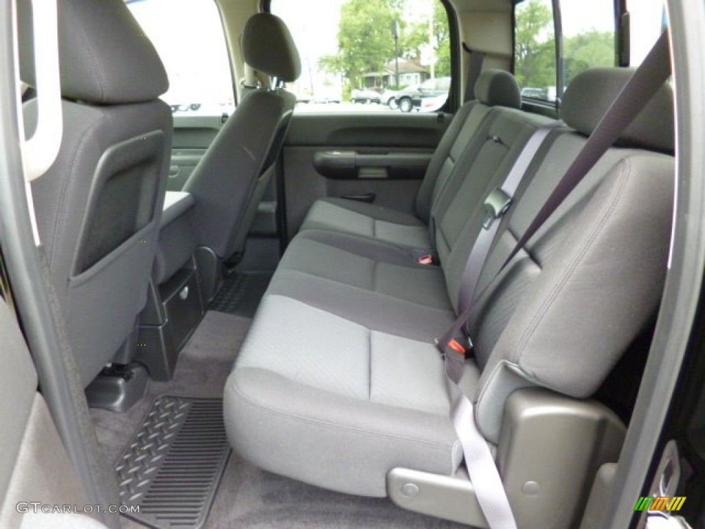 Ebony Interior 2014 Chevrolet Silverado 2500HD LT Crew Cab 4x4 Photo #82412679