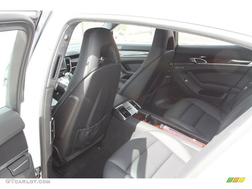 Black Interior 2013 Porsche Panamera Turbo Photo #82412749