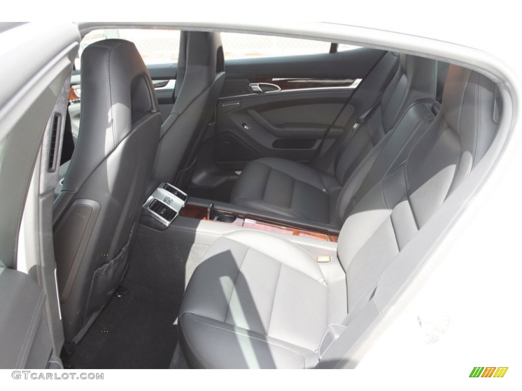 Black Interior 2013 Porsche Panamera Turbo Photo #82412772