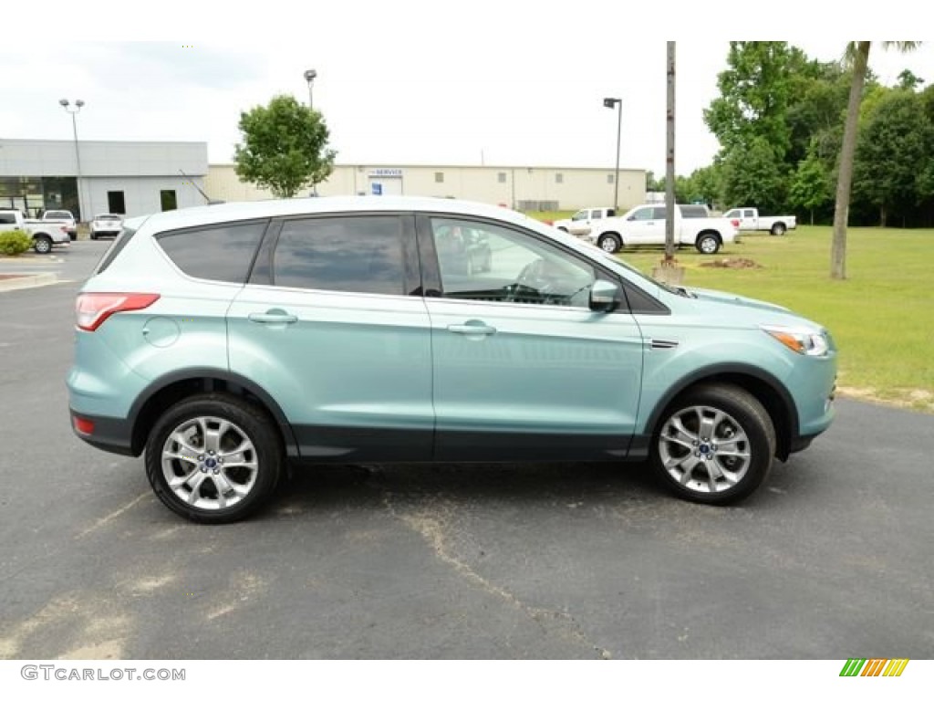 2013 Escape SEL 2.0L EcoBoost - Frosted Glass Metallic / Charcoal Black photo #4