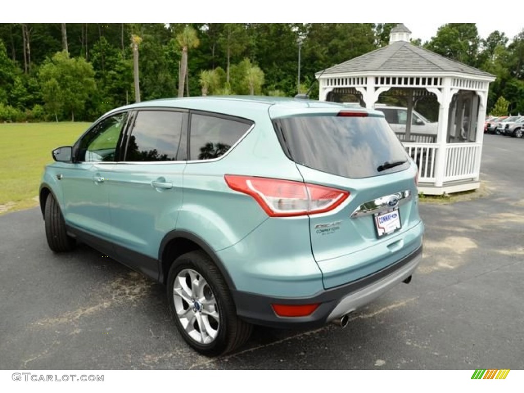 2013 Escape SEL 2.0L EcoBoost - Frosted Glass Metallic / Charcoal Black photo #8