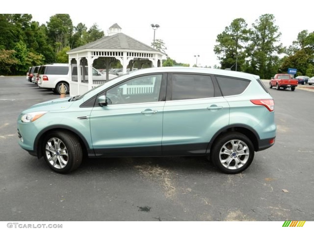 2013 Escape SEL 2.0L EcoBoost - Frosted Glass Metallic / Charcoal Black photo #9