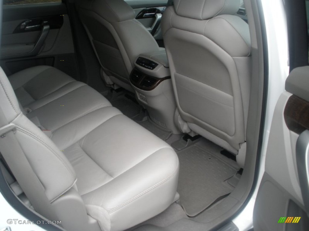 2011 MDX Technology - Aspen White Pearl / Taupe photo #25