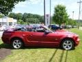 Dark Candy Apple Red 2008 Ford Mustang GT Premium Convertible