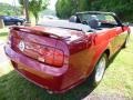 2008 Dark Candy Apple Red Ford Mustang GT Premium Convertible  photo #2
