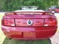 2008 Dark Candy Apple Red Ford Mustang GT Premium Convertible  photo #3