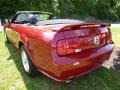 2008 Dark Candy Apple Red Ford Mustang GT Premium Convertible  photo #4