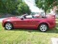 2008 Dark Candy Apple Red Ford Mustang GT Premium Convertible  photo #5