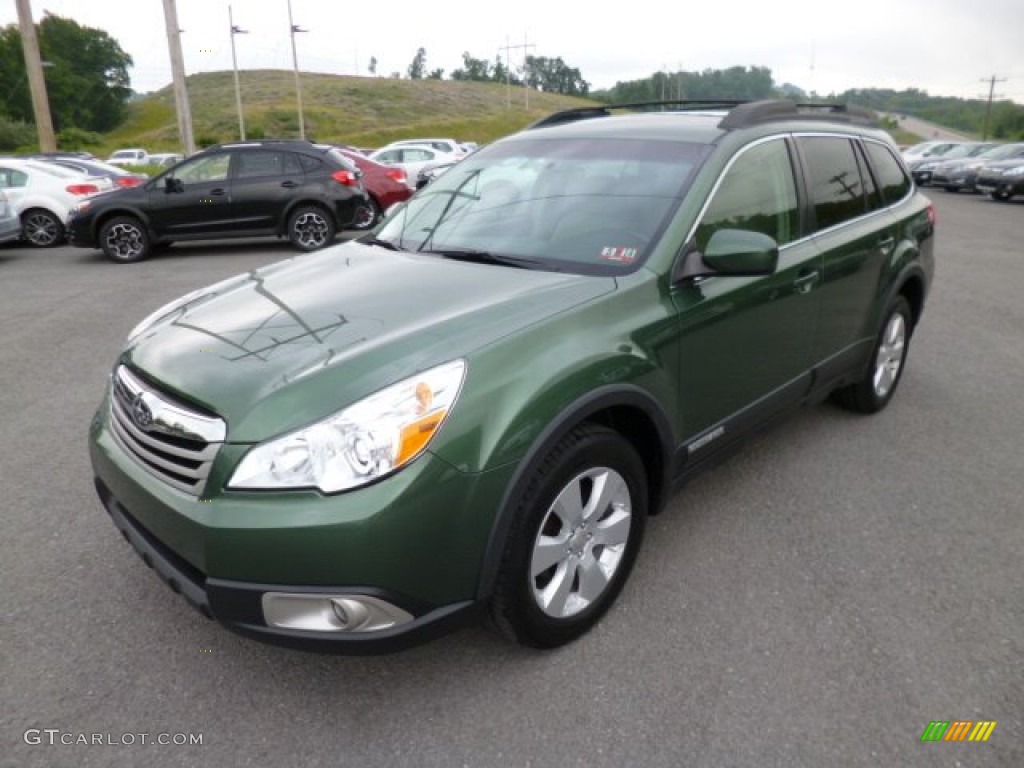 Cypress Green Pearl 2010 Subaru Outback 2.5i Premium Wagon Exterior Photo #82414444