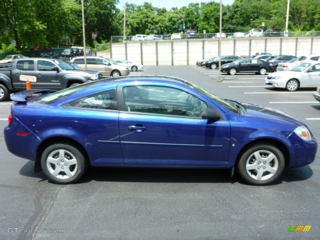 2007 Cobalt LS Coupe - Laser Blue Metallic / Gray photo #12