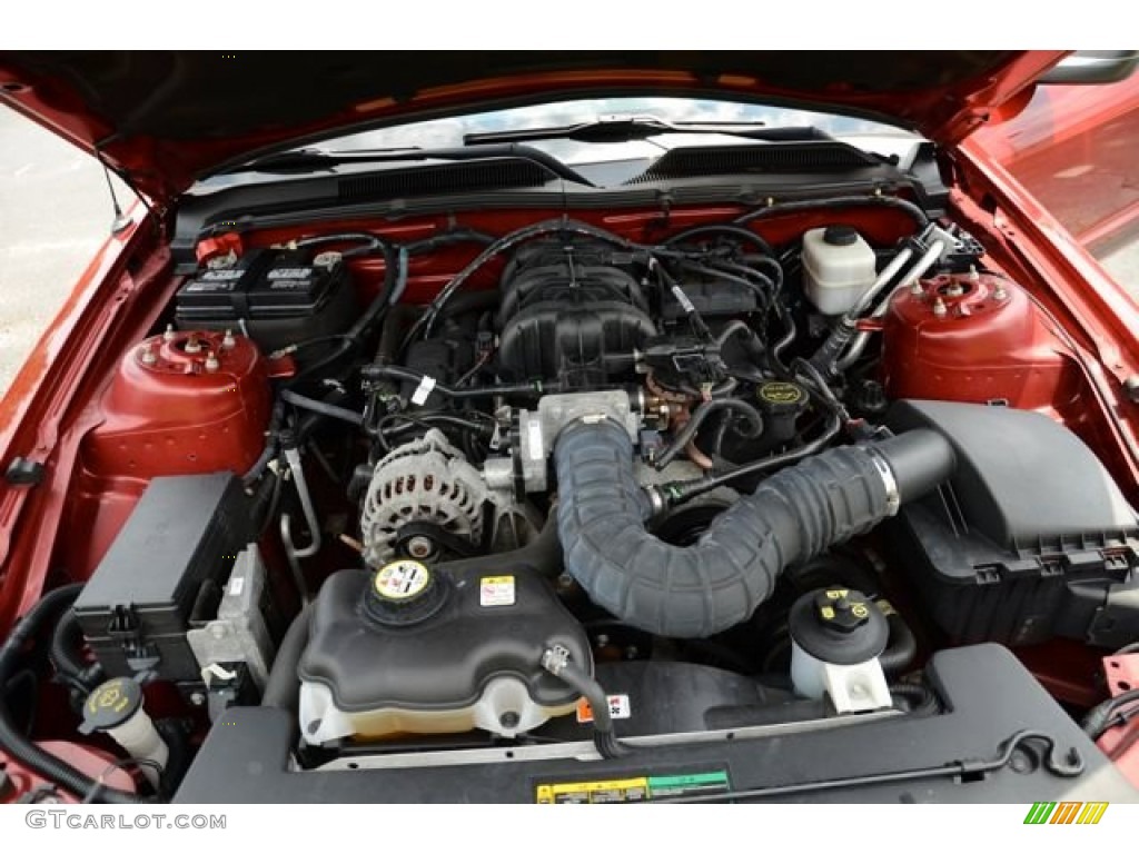 2008 Mustang V6 Premium Coupe - Dark Candy Apple Red / Dark Charcoal photo #19