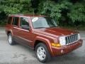 Red Rock Crystal Pearl 2008 Jeep Commander Sport Exterior