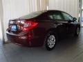 Crimson Pearl - Civic LX Sedan Photo No. 3