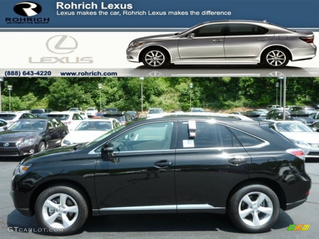 2013 RX 350 AWD - Stargazer Black / Parchment/Espresso Birds Eye Maple photo #1