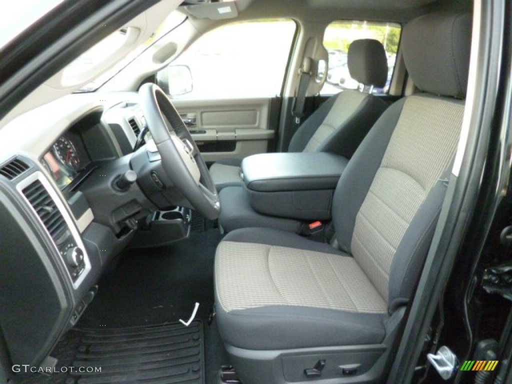 2011 Ram 1500 SLT Outdoorsman Quad Cab 4x4 - Brilliant Black Crystal Pearl / Dark Slate Gray/Medium Graystone photo #13
