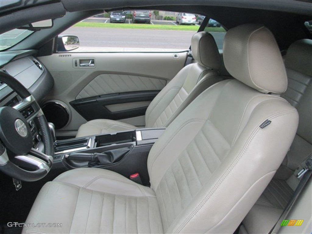 2010 Mustang V6 Premium Convertible - Grabber Blue / Stone photo #12