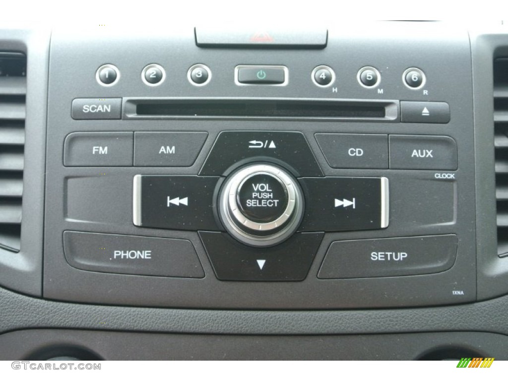 2012 CR-V LX 4WD - Polished Metal Metallic / Gray photo #15