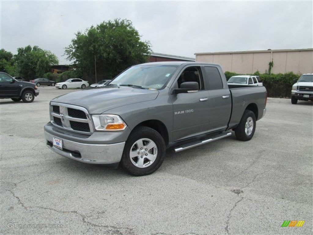 2011 Ram 1500 SLT Quad Cab - Mineral Gray Metallic / Dark Slate Gray/Medium Graystone photo #5