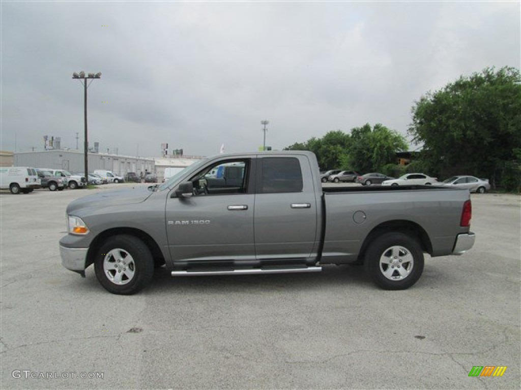 2011 Ram 1500 SLT Quad Cab - Mineral Gray Metallic / Dark Slate Gray/Medium Graystone photo #6