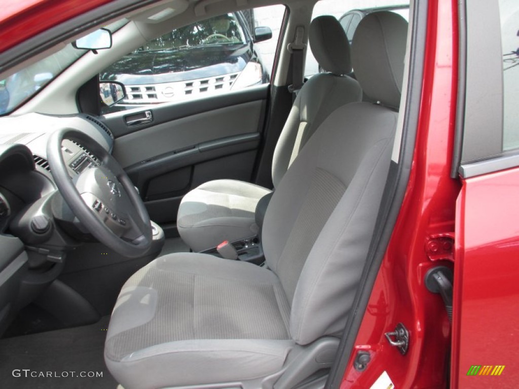 2010 Sentra 2.0 S - Red Brick Metallic / Charcoal photo #7