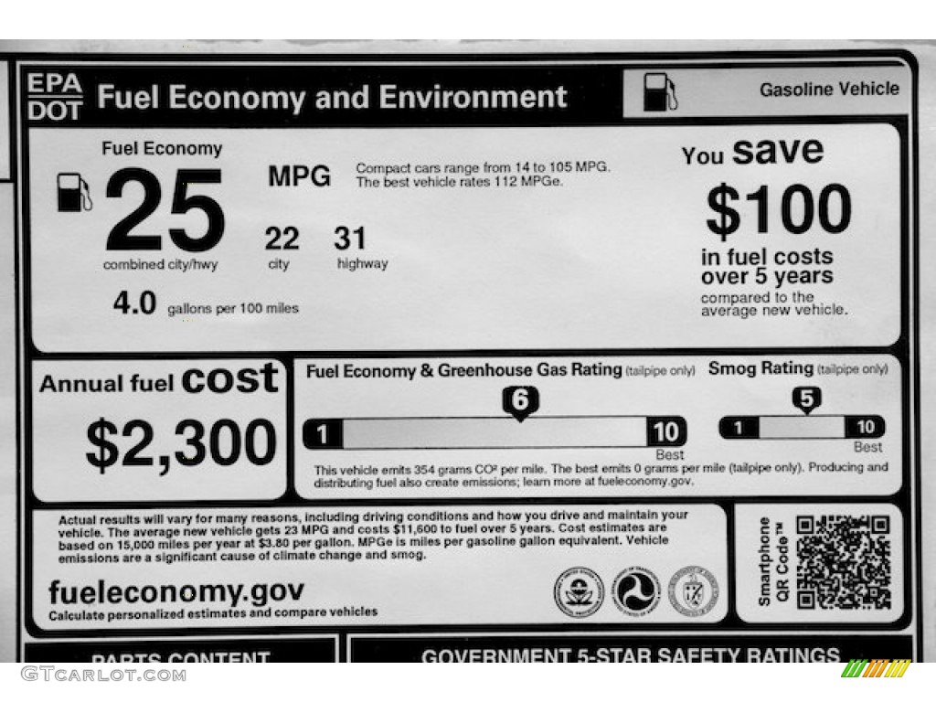2013 Honda Civic Si Coupe Window Sticker Photo #82421692
