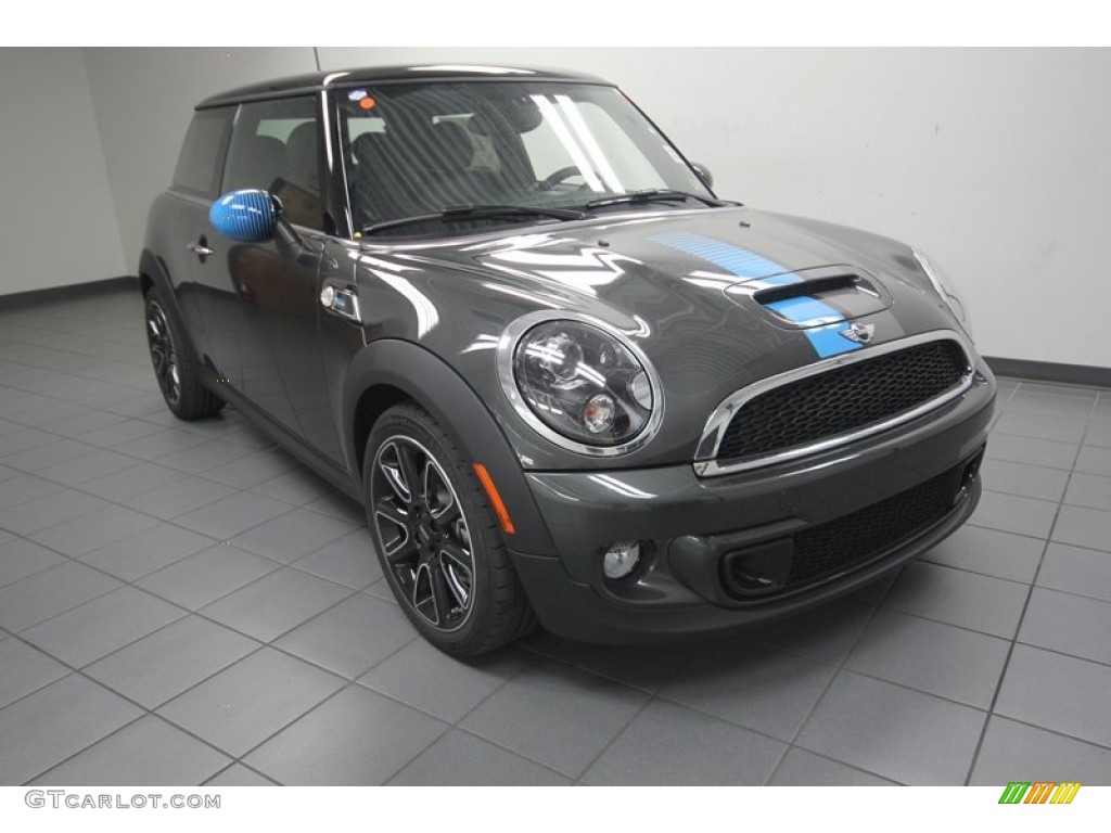 2013 Cooper S Hardtop Bayswater Package - Eclipse Gray Metallic / Bayswater Punch Rocklike Anthracite Leather photo #1