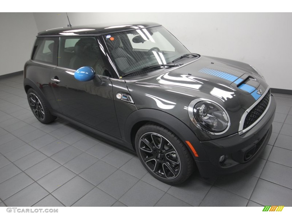 2013 Cooper S Hardtop Bayswater Package - Eclipse Gray Metallic / Bayswater Punch Rocklike Anthracite Leather photo #6